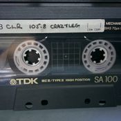 DJ Crazy Legs - CLR 105.8 FM London pirate radio circa 1990. House music mix.