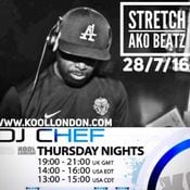 DJ CHEF WITH GUEST DJ STRETCH-KOOL LONDON 27-08-16