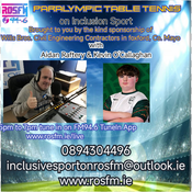 150526 PARALYMPIC TABLE TENNIS with Aidan Raftery & Kevin O'Callaghan for Inclusive Sport on Rosfm