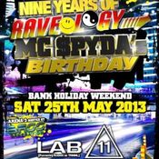 Basslayerz @ Raveology 9th Birthday & MC Spyda Birthday 25th May 2013