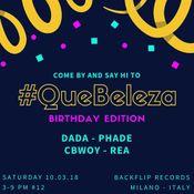 PHADE · QUE BELEZA 40s EDITION 10.03.18 @backfliprecords