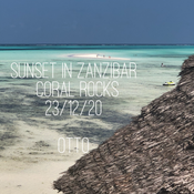 Zanzibar Sunset Coral Rocks 23 December 2020
