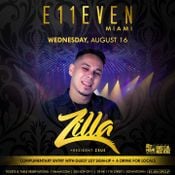 Dj Zilla LIVE @ Elleven Miami - August 2023