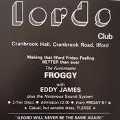 FROGGY LIVE AT LORDS FRIDAY 16th APRIL 1982