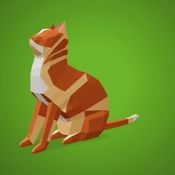 more loungecore dnb to slowly rotate low poly cats to
