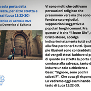 Domenica 26 Gennaio 2025 - Servizio di culto evang. riformato