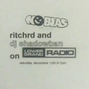 NO BIAS #3 - RITCHRD & DJ SHADOWBAN