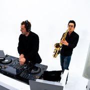 DJ Cam + Kenny on Sax (Live Sample)