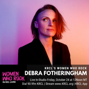 Debra Fotheringham LIVE on KRCL October 24, 2025