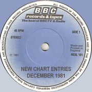 NEW CHART ENTRIES FOR DECEMBER 1981
