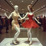 Mannequin Cha Cha at Macy's with Kendo