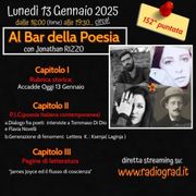 Al Bar della Poesia  - Dialogo fra poeti : interviste a Tommaso Di Dio e Flavia Novelli.