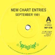 NEW CHART ENTRIES FOR SEPTEMBER 1981