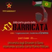 La Barricata: Università degli Stranieri di Siena interrompe accordo con la Marina Militare
