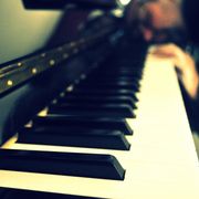 asleep at the piano