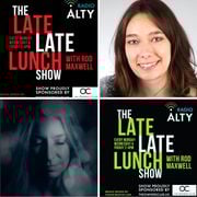 #theLateLateLunchshow with guests song writer Aerynn & children's novelist Ash Hunter - 16 Feb 2024