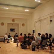 Fernanda Brenner with Louidgi Beltrame and Laura Huertas Millan