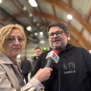 Mikrofon u sredini Sajam poslova Labin 27. 3. 2026.