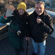 Júlia Kozáková s druhou Maňušou na vrchole