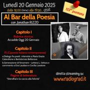 Al Bar della Poesia: Dialogo fra poeti : interviste a Maria Grazia Calandrone e Bartolomeo Bellanova