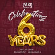 FAED University Episode 313 featuring FAED (Celebrating 6 Years)