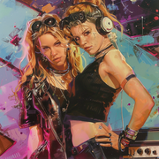 Laser Beams versus Mirror Balls