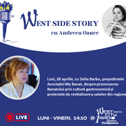 Cu Delia Barbu, președintele Asociației My Banat