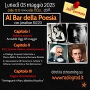 Al Bar della Poesia  -  Dialogo fra poeti : interviste a Marco Belli e Francesca Romana Rotella