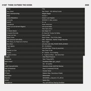 #1087 NEW THUNDERCAT / CORTO.ALTO / PPP / DAYZERO / SHIGETO / SWEATER ON POLO / ARSENE / FOURTET