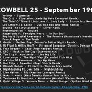 Cowbell 25 - September 19th