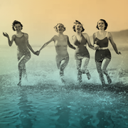 La plage #102 (Rétro style)