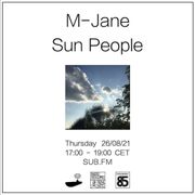 m-jane @ sun people´s  SUB FM radioshow, 26/08/21