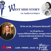 Cu Mihaela Marcu, manager inter. Opera Națională Română Timișoara, despre Timișoara Muzicală - ed.50