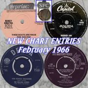 NEW CHART ENTRIES : February 1966