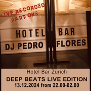Dj Pedro Flores - Deep-Beats LIVE Edition - Hotel Bar Zürich 13.12.2024 - PART ONE
