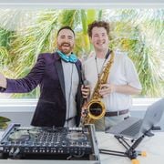 DJ & Sax - Aaron and Brad Dance