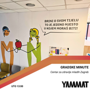 Gradske minute - Centar za zdravlje mladih, 26.3.2024.