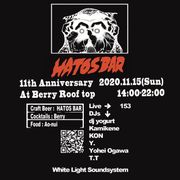 Hatos Bar 11th at Berry Roof Top: Sunday 15th November, 2020