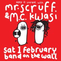 Mr Scruff & MC Kwasi set from Band on the Wall, Manchester, Sat 1 Feb 2014