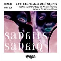 Les Couteaux Poétiques #9 w/ Namoro, Sapphô & Monique Wittig, M. & Recto/Verso