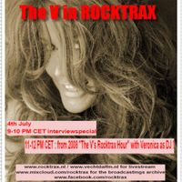 Veronica Freeman "The V" Interviewspecial in Rocktrax 4th July 2015