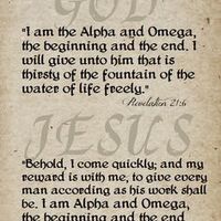 Jesus Christ i am Alpha and Omega the beginning and the End by