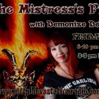 16th Feb 17 Mistress's Pit with Demonize Debz on Metal Devastation Radio.com