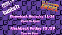 Throwback Thursday & Flashback Friday Live Streams