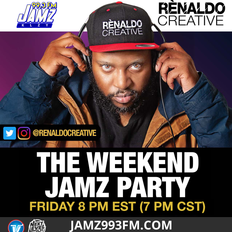 DJ Renaldo Creative | The Weekend Jamz Party on Jamz 99.3 FM 8-2-2022