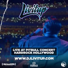 DJ Livitup Live at Pitbull Concert Hard Rock Hollywood