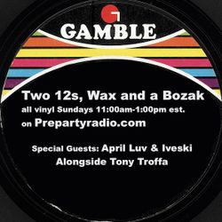Two 12s Wax and a Bozak Show  2-19-17 Edition with Aril Luv, Iveski and Tony Troffa