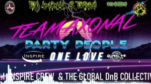 DJ AXONAL & TWIGS TEAM AXONAL INSPIRE CREW LIVE DRUM & BASS JUNGLE  SESSIONS DNB D&B PARTY PEOPLE