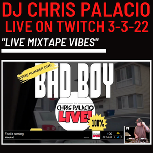 DJ CHRIS PALACIO LIVE MIXTAPE VIBES ON TWITCH 3-3-22 DEAD MIC