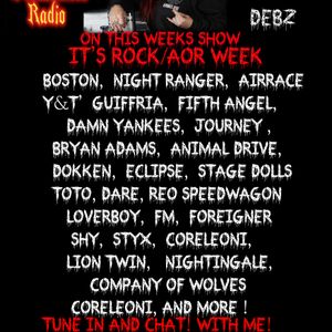 08.03.18  AOR/ROCK week with Demonize Debz on Metal Devastation Radio.com